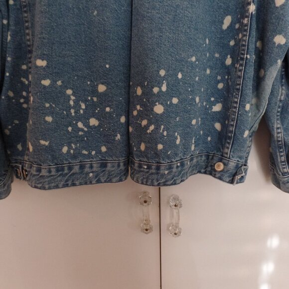 We The Free Opal Swing CALYSPO Denim Jacket Free People XL - Picture 10 of 12